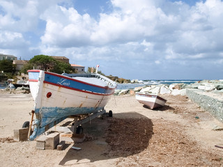coastal landscape and forest of Cap Corse