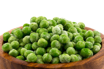 Green frozen peas