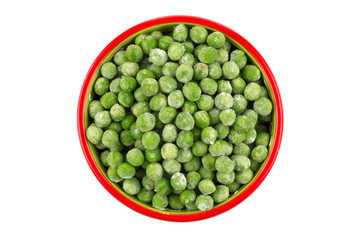 Green frozen peas