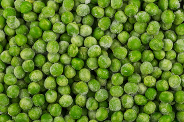 Green frozen peas
