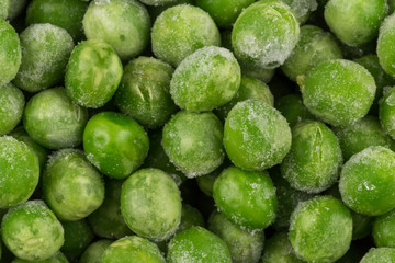 Green frozen peas