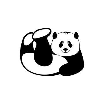 Panda vector illustration 