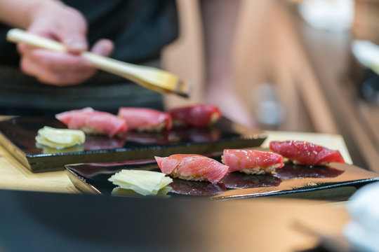 Premium Akami and Chutoro Sushi (Tuna Sushi)