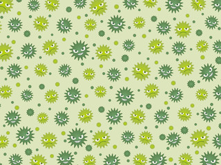 パターン　ばい菌　細菌　ホコリ