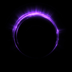 Abstract neon background. luminous swirling. Glowing spiral cover. Black elegant. Halo around. Power isolated. Sparks particle. Space tunnel. Glossy jellyfish. LED color ellipse. Glint glitter