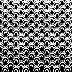 Fototapeta na wymiar Abstract geometric pattern with black vector wave.