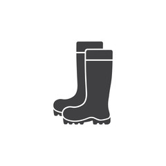 boots icon on the white background