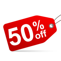Sale inscription design template. Off banner. Vector illustration
