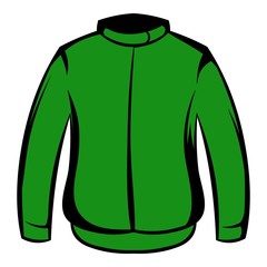 Paintball protective jacket icon cartoon