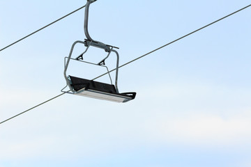 Ski Lift and Ski Resort Winter Season