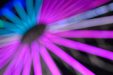 Bright bokeh joyful lights texture background