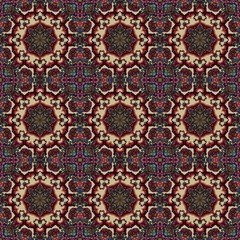 Muster mit Mandala Motiv