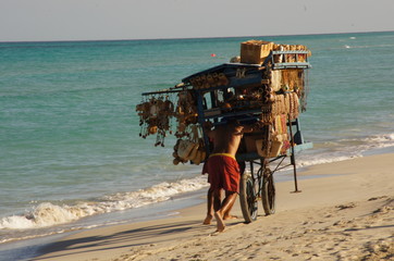 dealers on the beach
