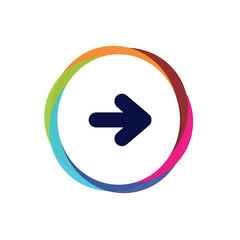 Abstract  Multicolor  App  Button
