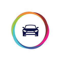 Fototapeta premium Abstract Multicolor App Button