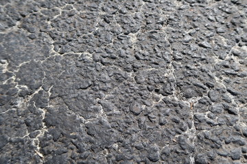 Asphalt Black Worn Road