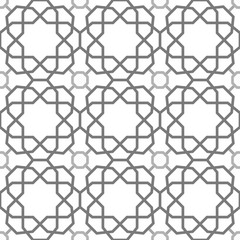 Seamless light pattern for your designs and backgrpounds. Modern geometric ornament