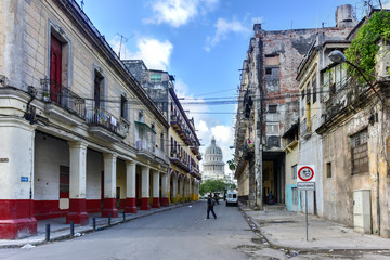 Fototapeta premium National Capital Building - Hawana, Kuba