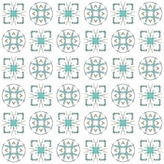 Texture with 3D rendering abstract fractal green pattern