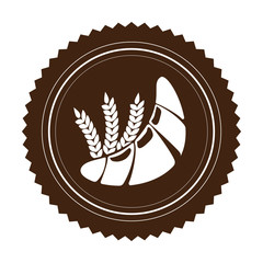 delicious bread bakery shop vector illustration design