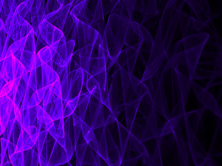 Abstract Transparent Wavy Background  - Fractal Art