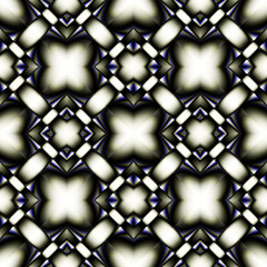 complex seamless pattern of rhombuses