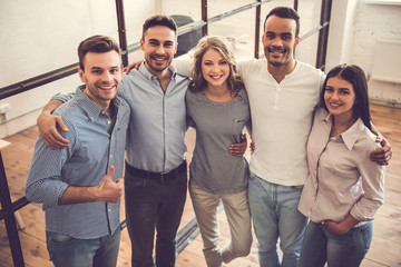 Obraz premium Successful business team