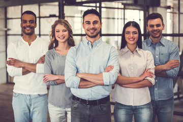 Successful business team
