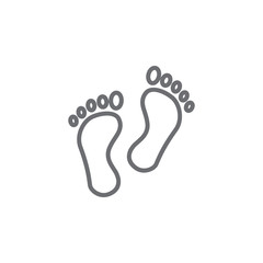 foots icon. spa vector illustration