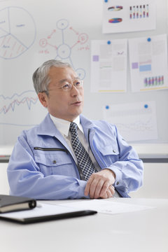Mature Businessman in Office