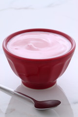 Artisan greek strawberry yogurt