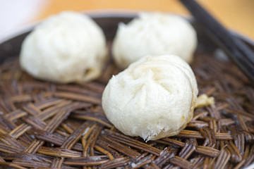 Fototapeta premium Chinese street food dumplings 
