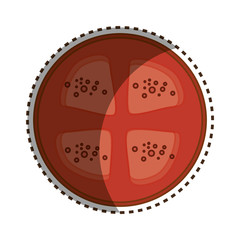 tomato fresh vegetable icon vector illustration design