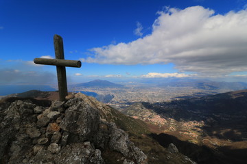 Il Vesuvio visto dal Monte Molare