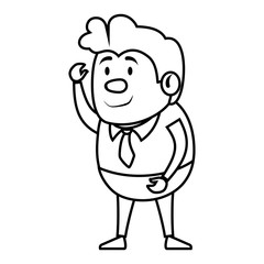 Psychiatric patient avatar character vector illustration design
