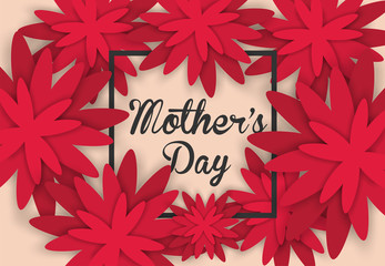 Happy Mother's Day. Vector Illustration