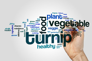 Turnip word cloud concept