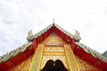 Fototapeta na wymiar Thailand pavilion at a temple
