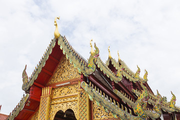 Thailand pavilion at a temple