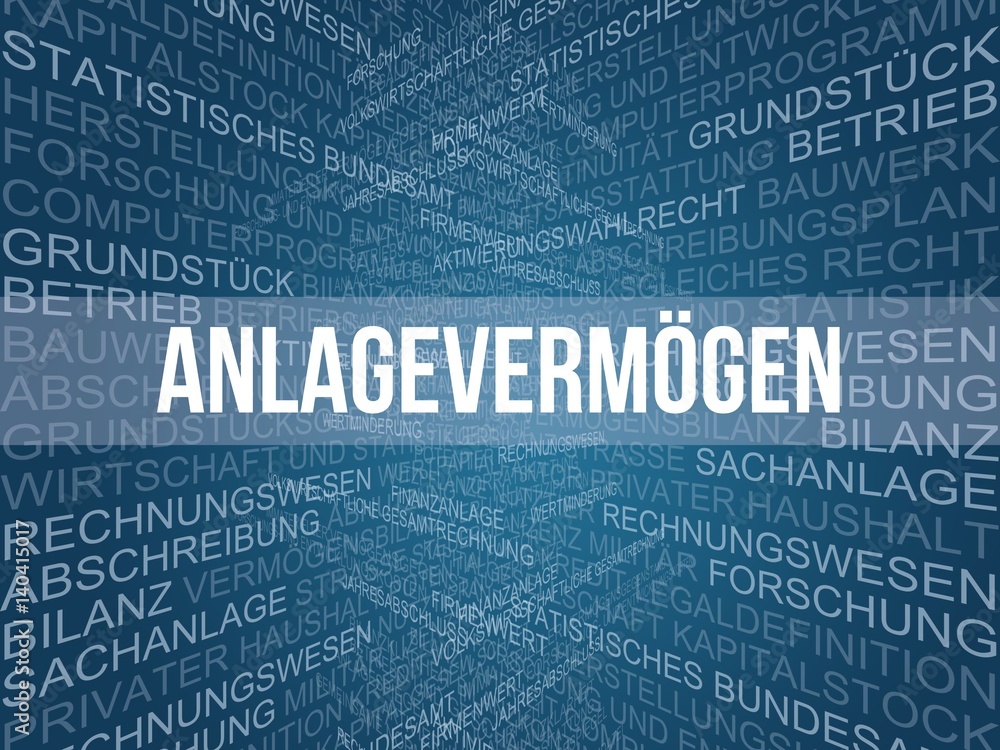 Poster anlagevermögen