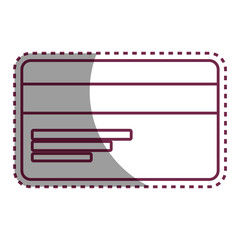 Fototapeta premium credit card plastic money vector illustration design