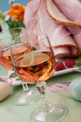 Easter Ham and Raspberry