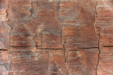 chiseled wood