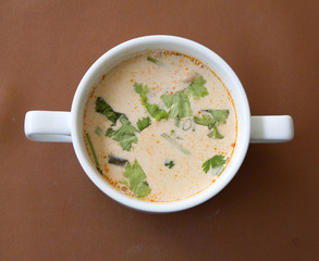 Vegetarian Thai Coconut Milk Soup