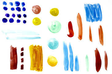 Abstract Brush Strokes, Great for use as a design element. 