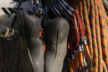 Naklejka premium Climbing Equipment 