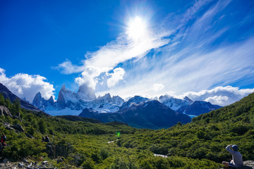 A view of Mont Fitz Roy