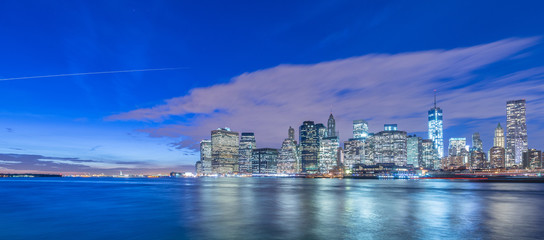 View of lower Manhattan from Brooklyn