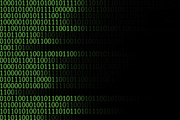 ASCII Code, Binary Code Background