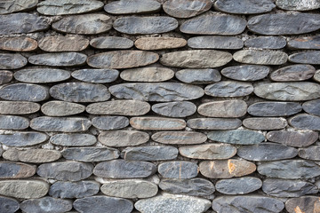 Closeup of stone wall use for construction business and designers